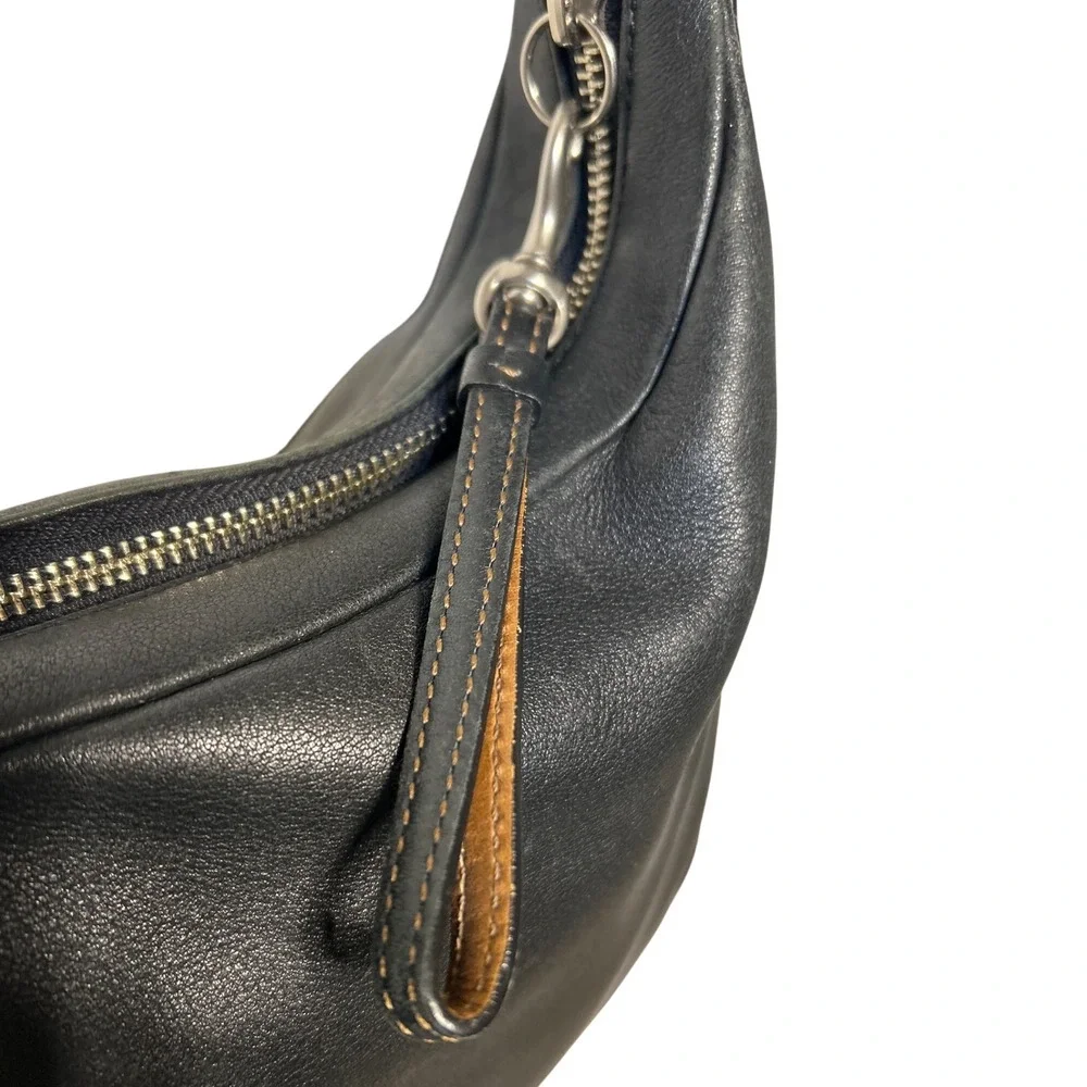 VTG Coach Soho Crossbody Purse w Shoulder Strap Black‎ Leather 11
